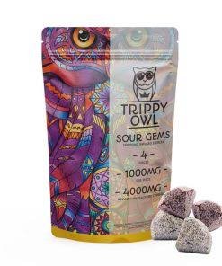 Buy Assorted Sour Gems 4000mg – Trippy Owl Online